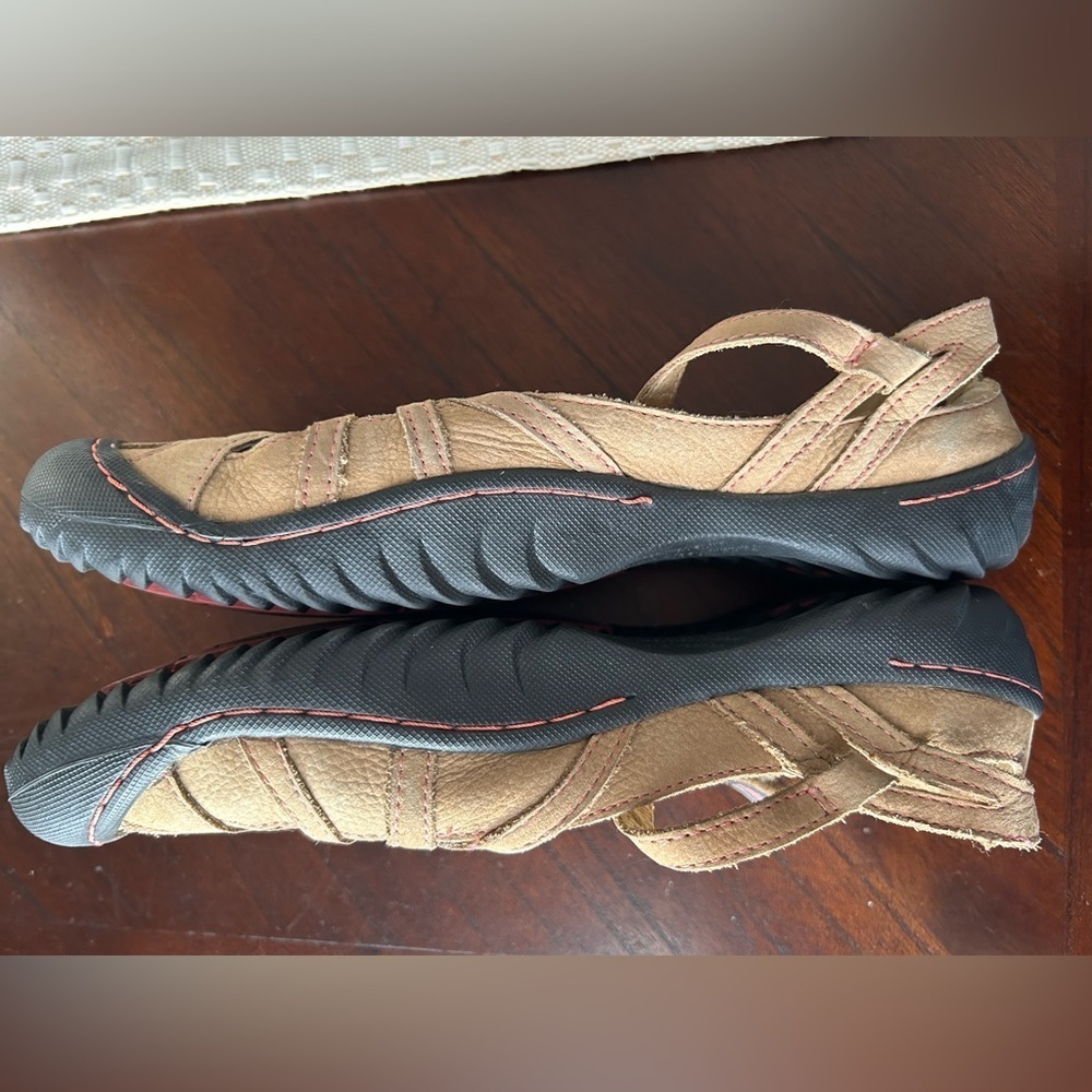 Jambu Beige Leather Upper Shoes - Picture 7 of 8
